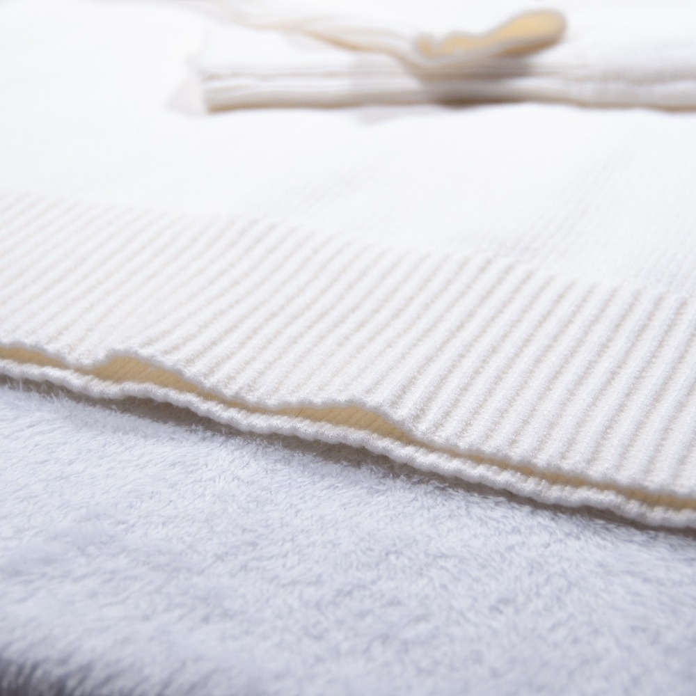 Philosophy Republic Clothing Women Cream Ribbed Knit‎ Crew Neck Sweater Size L - Picture 5 of 10